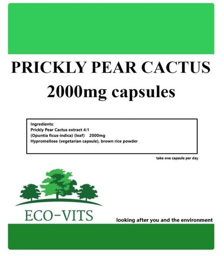 Prickly pear cactus 2000mg - prickly,